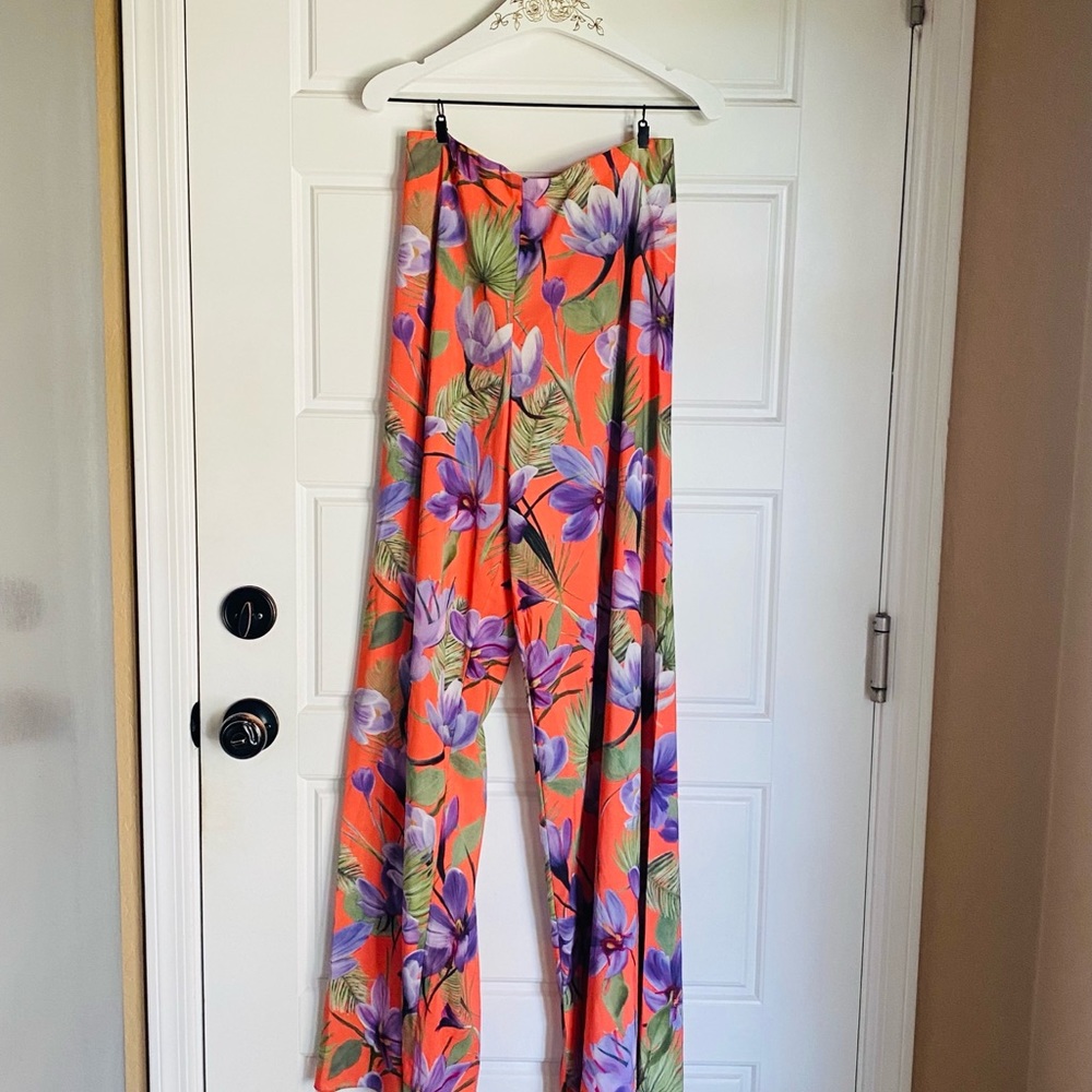 BRAND NEW WITH TAGS! Alice + Olivia by Stacey Bendet Athena Wide Leg Pant! - Picture 3 of 5